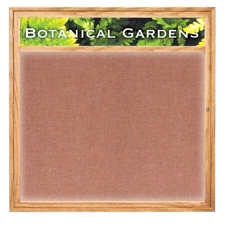 United Visual Products Open Faced Traditional Corkboard, 36x24" UV641A-BRONZE-DRKSPR